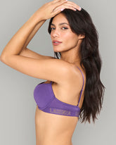 LUREX LOGO LIFT BRA – LA SENZA SIGNATURE PURPLE / 34B